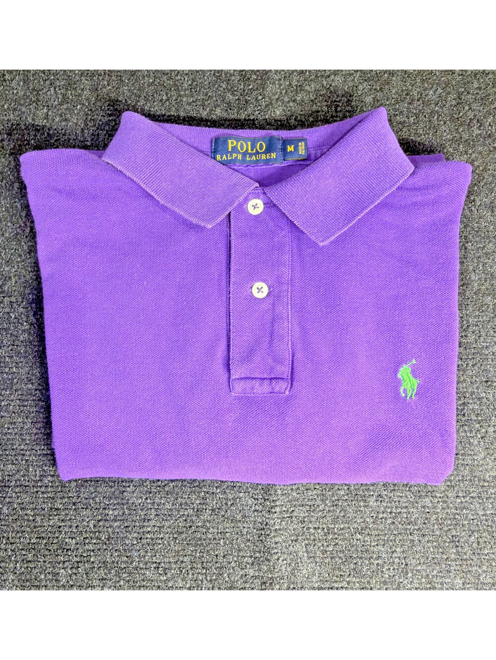 Polo Ralph Lauren Men's M Purple Polo Short Sleeve Shirt